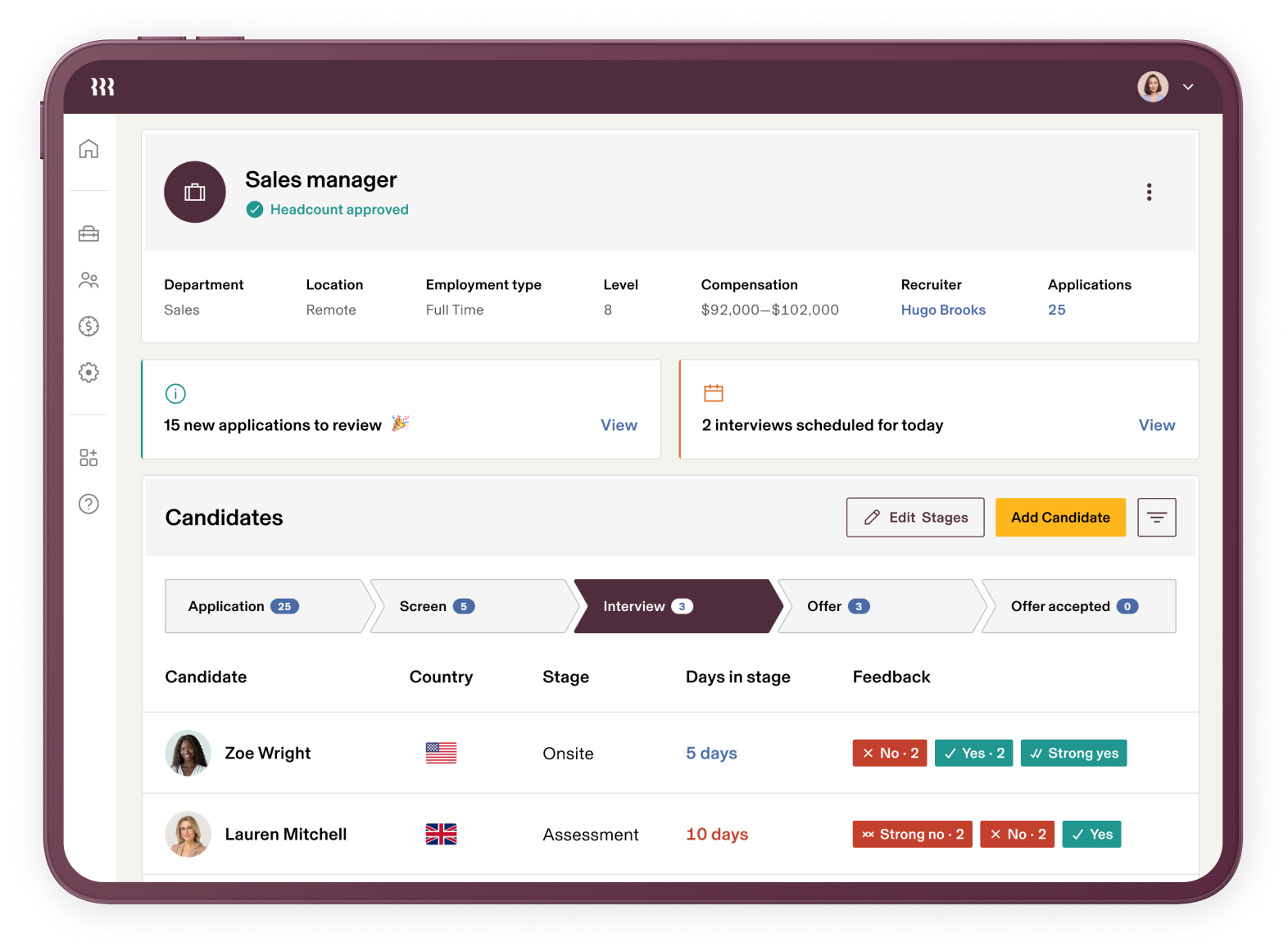 Top 5 HRIS Software in 2025: For Employee Self-Service and More